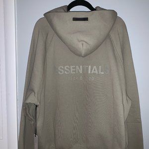 Essentials Fear Of God Hoodie Pistachio Men's Large